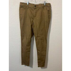 St. John's Bay Skinny Leg Brown Pant Sz 14